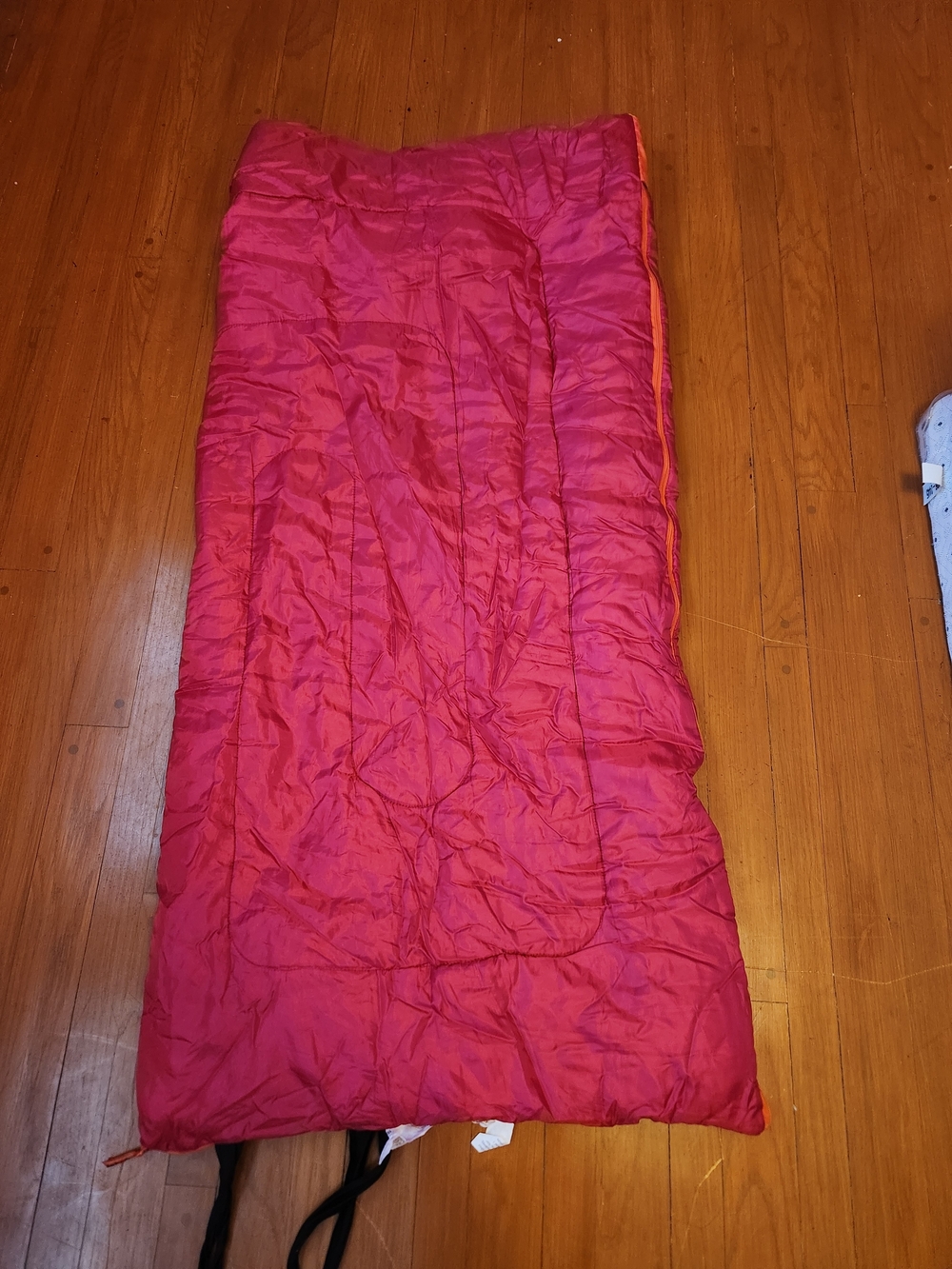 Embark Youth Sleeping Bag in Pink and Orange - Picture 3 of 4